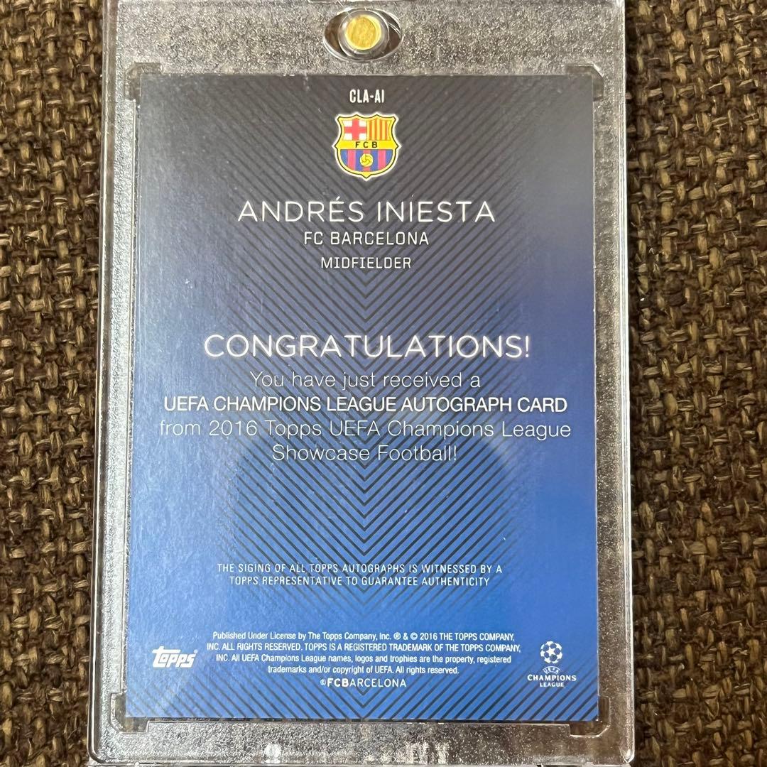 Topps イニエスタ　直筆サインカード バルセロナ ヴィッセル神戸 サイン