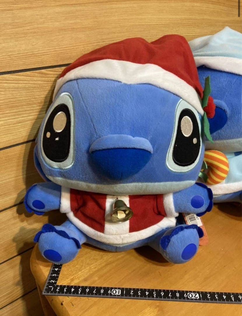 サンタ　リロ&スティッチ ぬいぐるみ4体セット　クリスマス