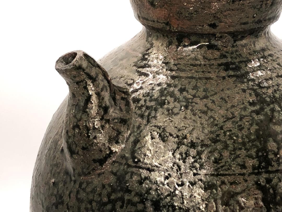 【 苗代川焼 雲助 】　うんすけ　黒もん　黒薩摩　江戸時代