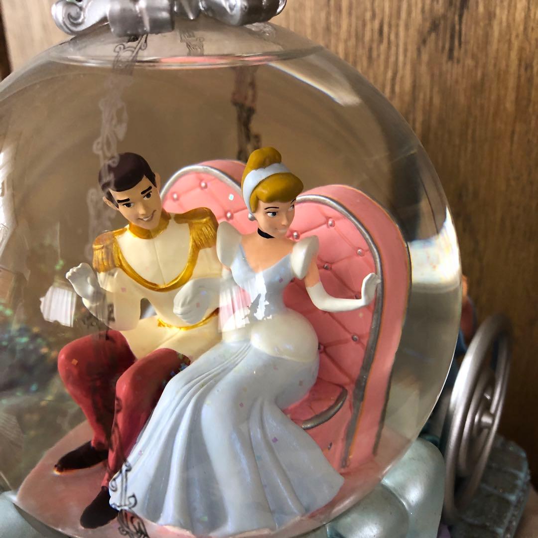ディズニー　シンデレラ　スノードーム　スノーグローブ オルゴール　お値下げ