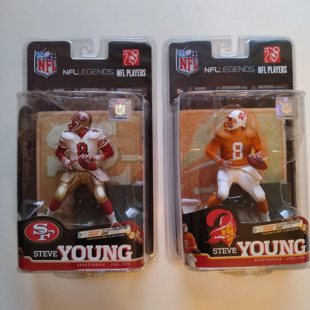 マクファーレンNFL Steve Young フィギュア 2種セット