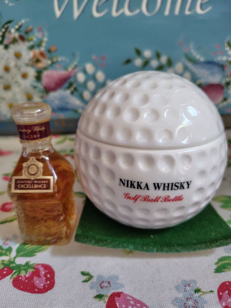 ニッカウヰスキー ゴルフボールボトル サントリー　ウイスキー ミニボトル