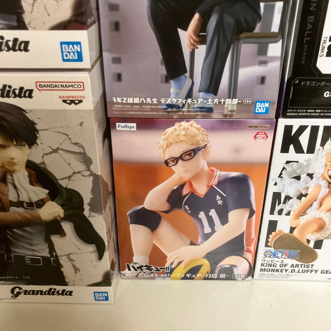 ナルト　進撃の巨人　ヒロアカ　ワンピース　鬼滅の刃　ドラゴンボール　フィギュア