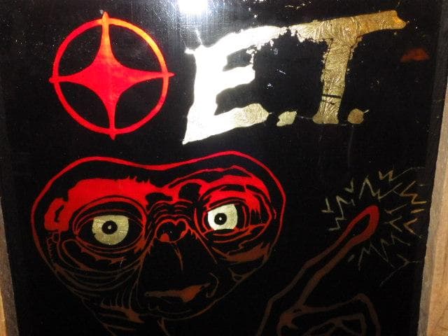 80’S★E.T.★壁掛け★4★ビンテージ★ポスター★アート★宇宙人★UFO