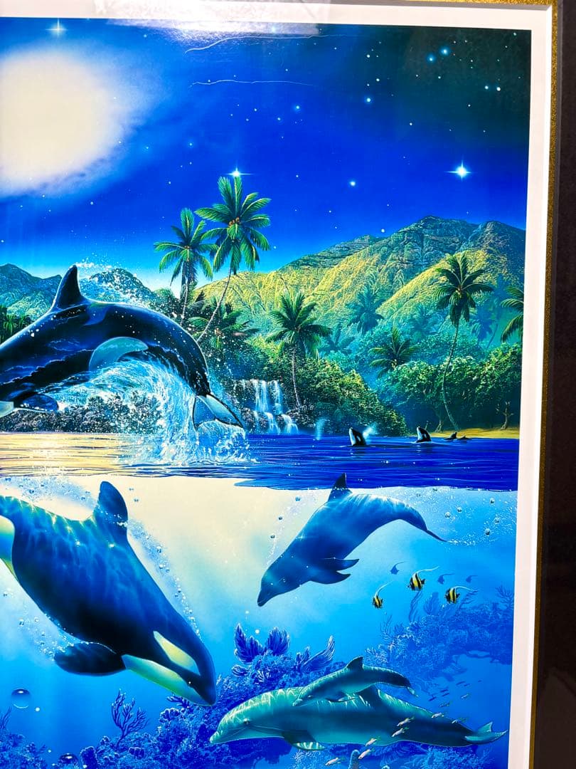 #クリスチャン・リース・ラッセン 『レインボーシー』20/200直筆サイン入り