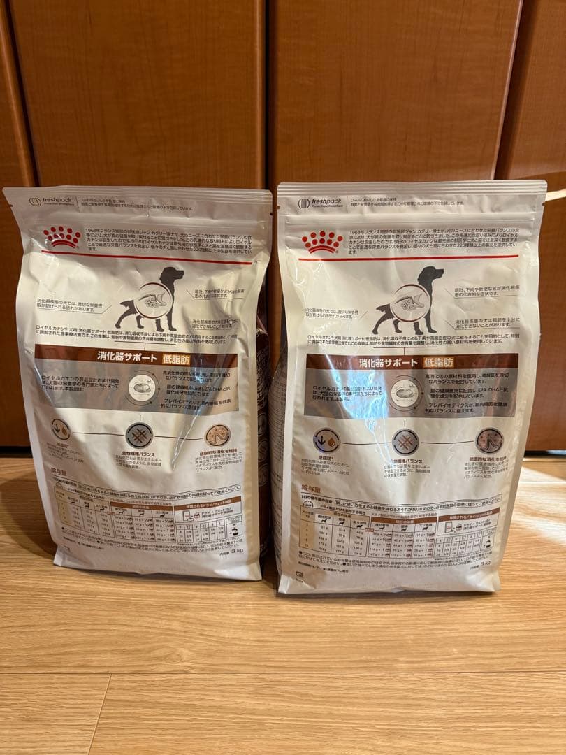  CANIN 消化器サポート 低脂肪3kg 2袋セット