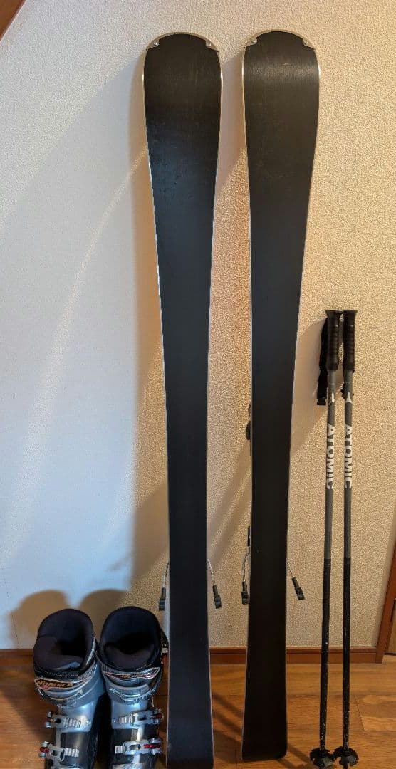 Nordica スキーセット　スキー板144センチ　ブーツ25.0センチ・ポール