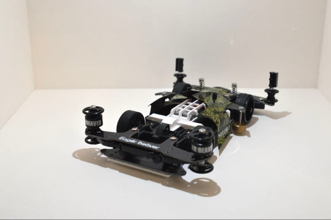 ミニ四駆完成品　アバンテMk.II MSフレキ加工済　ポリカボディ　塗装済