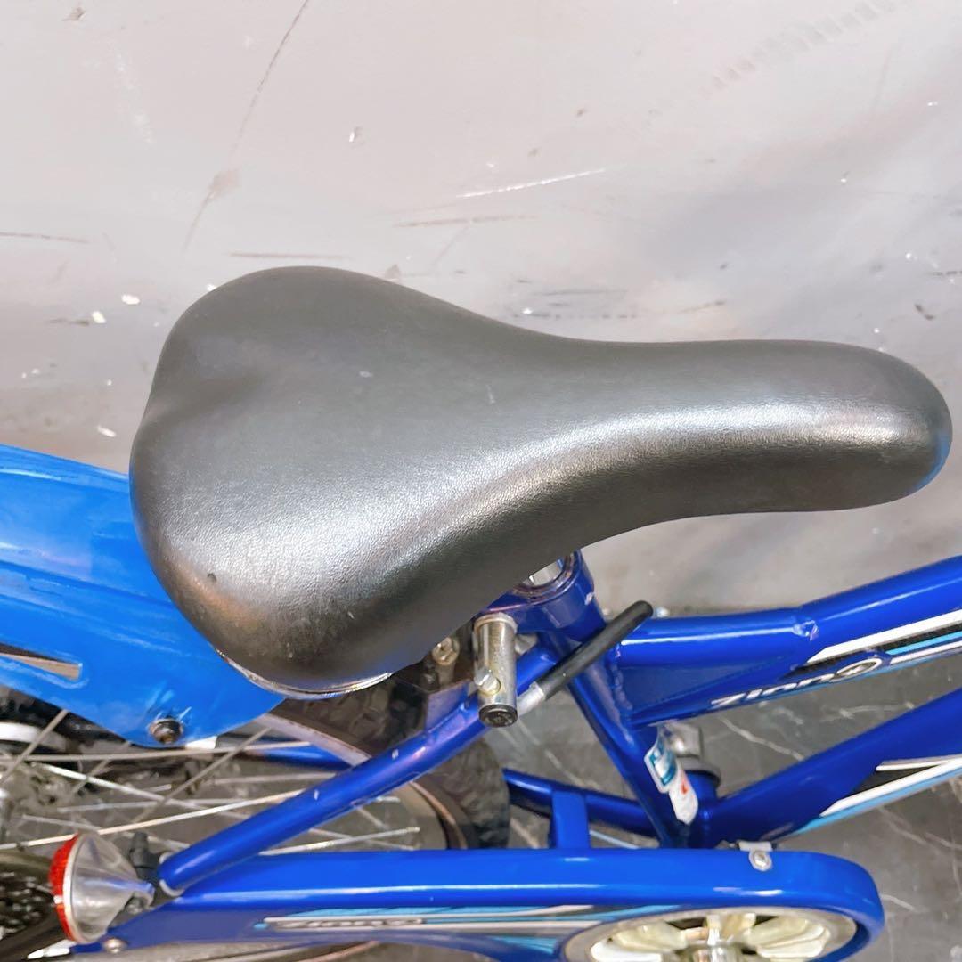 京都配送 鍵付き価格【924】《関西子供用自転車 パナソニック Zion ブルー