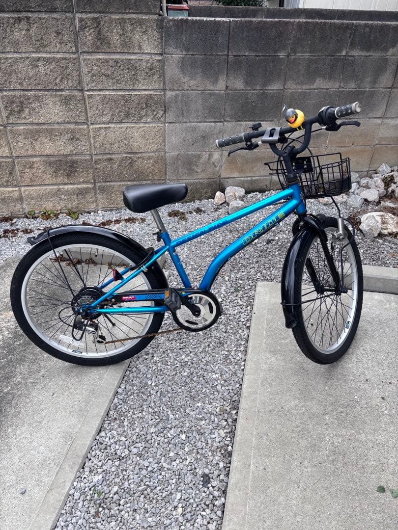 DRIDE 青色 24インチ 子供用自転車