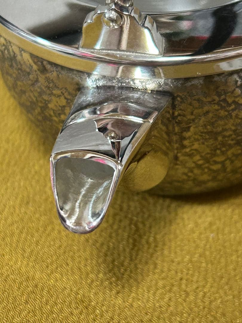 純銀　二代　石黒光南作　急須　　321g