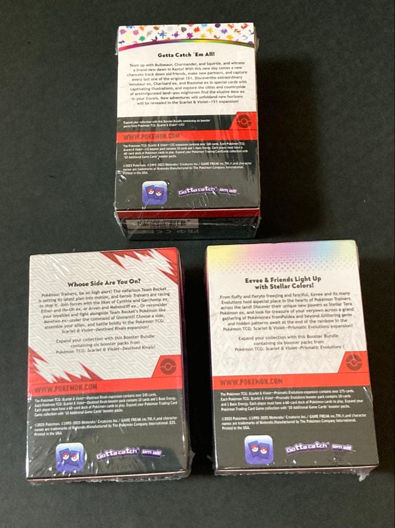 ポケモンカード　英語版　bundle box 未開封　シュリンク付き　3セット