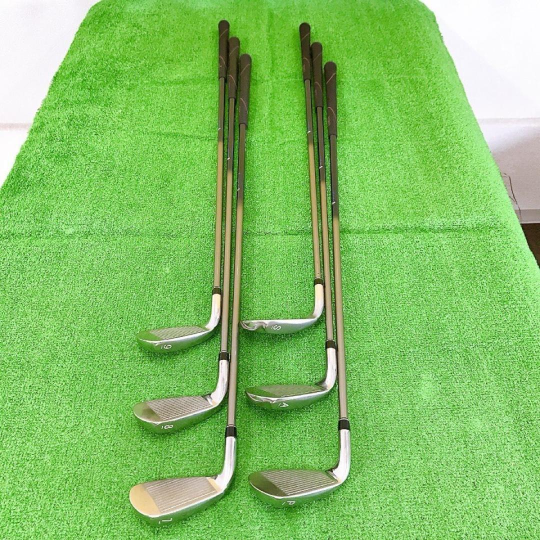 テ34★PRGR GN502 6本レディースアイアンセット 純正プロギアM-30