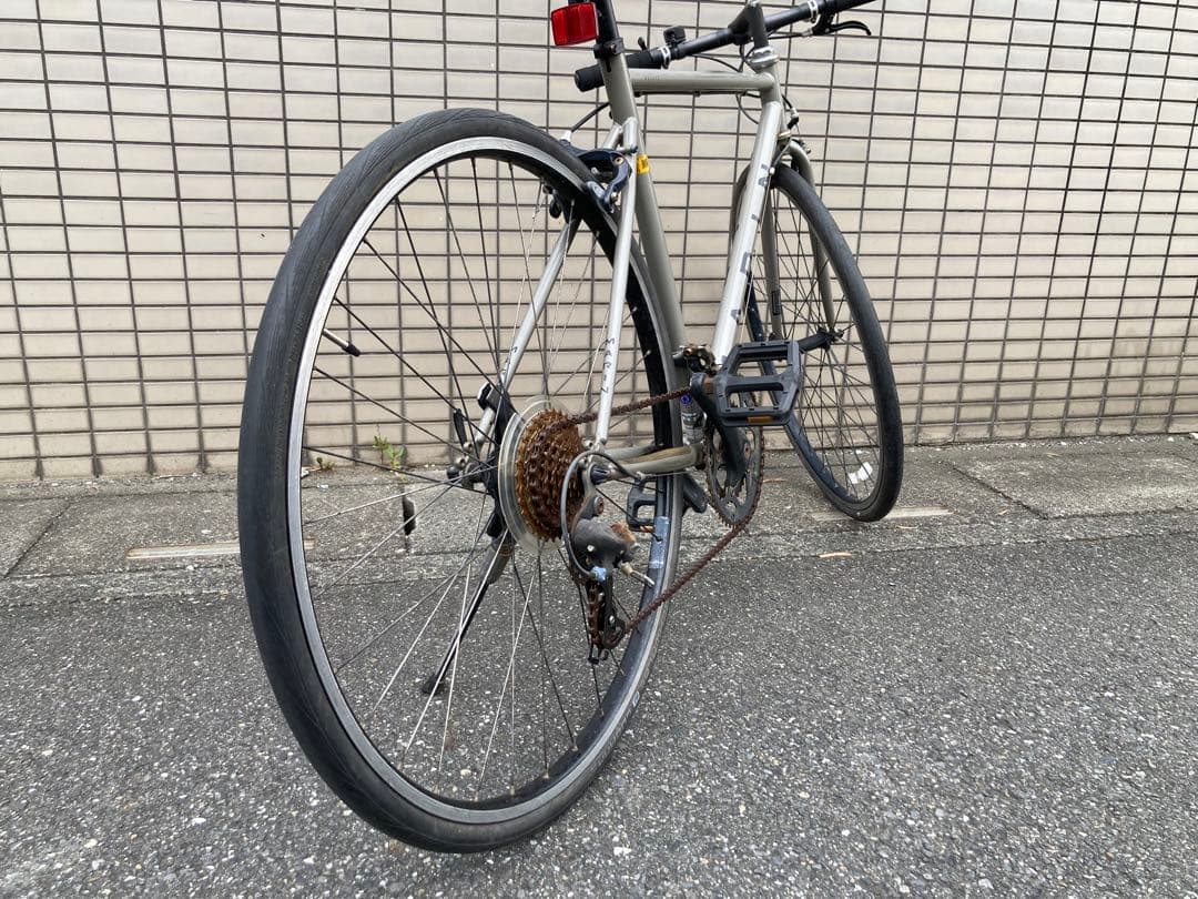 マリン ノバト MARIN NOVATO 前2×後8速 クロモリ フラットバー