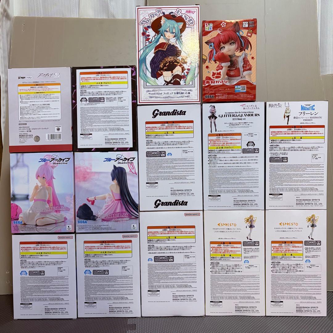 2026年1月のプライズフィギュアセット　14体セット　美少女　美男子　サタン