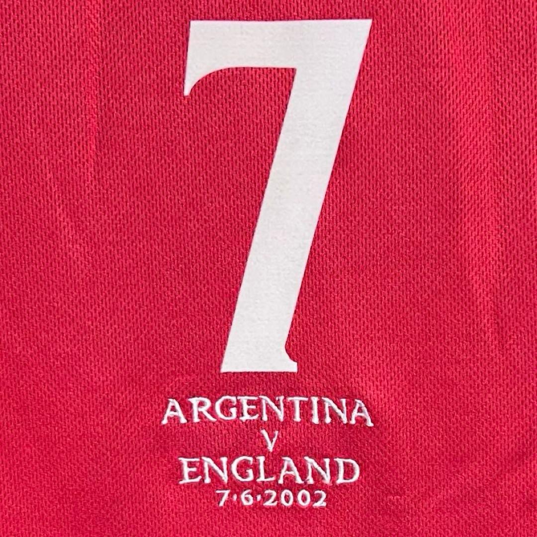 【新品/タグ付き】2002日韓W杯 イングランド代表 ♯7 ベッカム【Lサイズ】