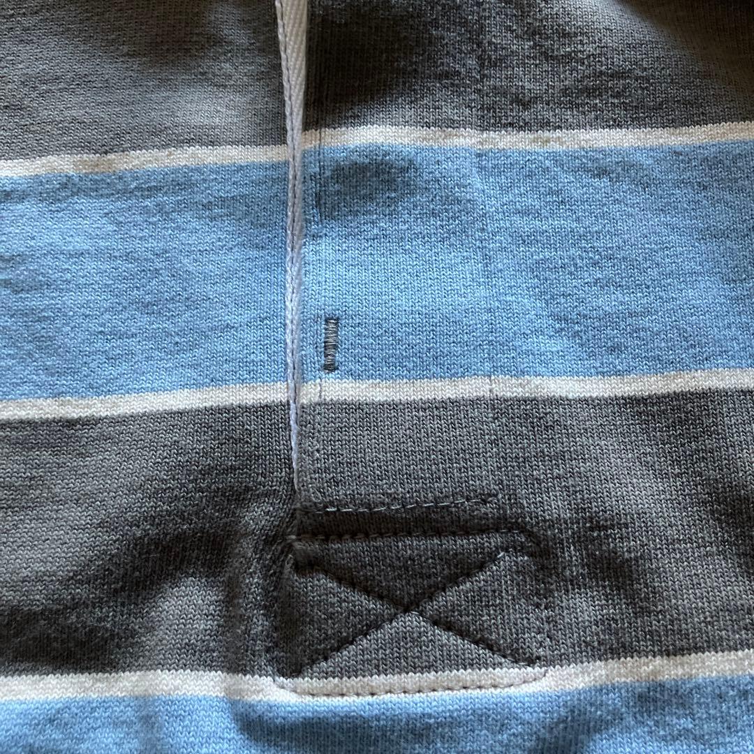 孝*野様 BARBARIAN ラガーシャツ 青とグレー　未使用品