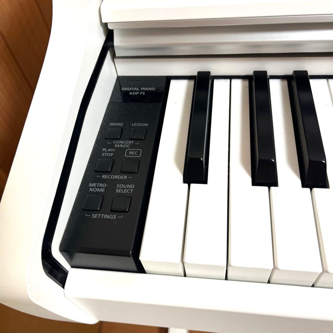 お値引き中⭐︎KAWAI カワイ　電子ピアノ ホワイト 椅子付き