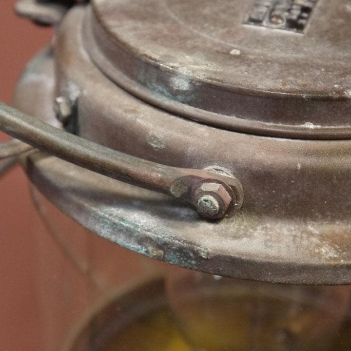 アンティーク ランプ 日本船燈(株) Z種白燈(電気用)　昭和46年6月