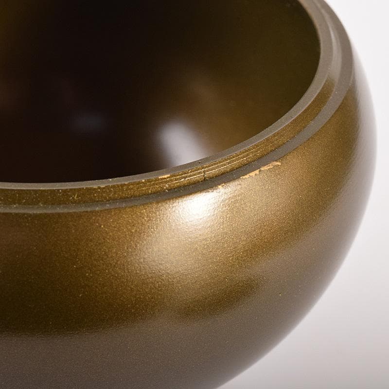 人間国宝　加賀象嵌作家　中川衛作　花文銀象嵌　香りの器　共箱　D　R7776