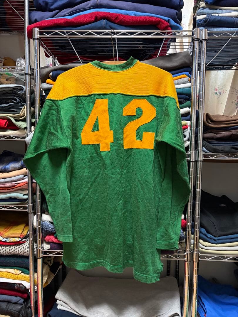 50s~60s フットボールシャツ DAN MURPHY 42 レーヨン