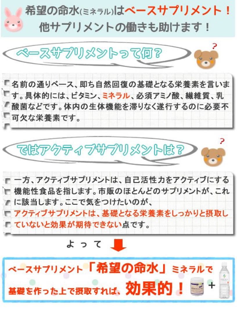 【農薬添加物対策】楽天売上1位⭐︎希望の命水　2本セット