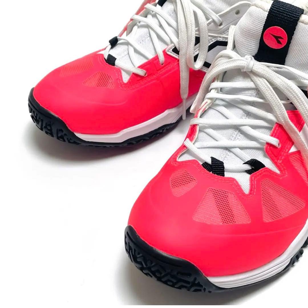 入手困難 ディアドラ スピード ブルーシールド フライ2 テニスシューズ 美品