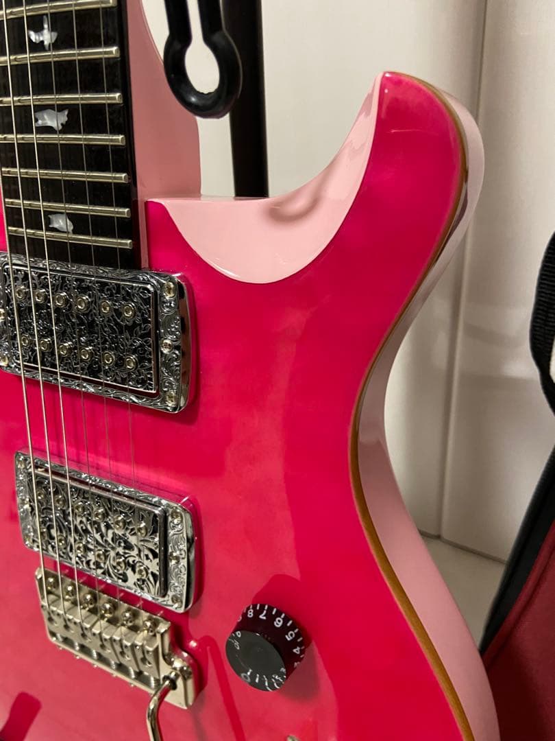 美品　PRS SE Custom 24 （改）エレキギター ボニーピンク