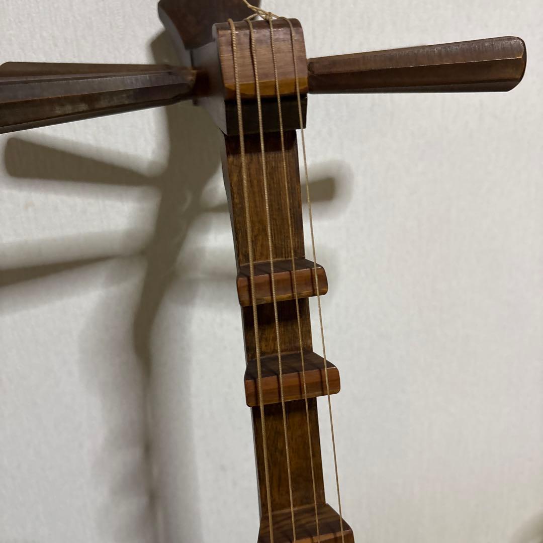 筑前琵琶　四弦　五柱　琵琶 螺鈿希少　琵琶立て　弦楽器　琵琶台　民族楽器　4弦