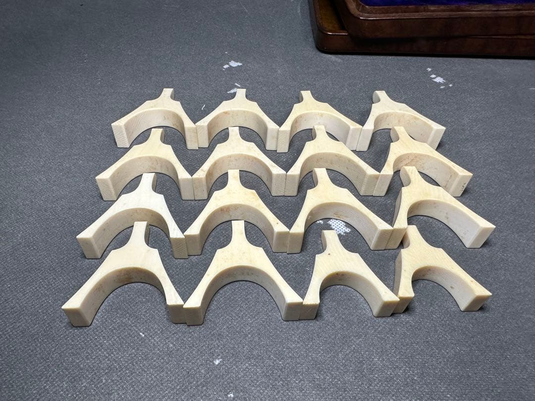 極上　三線　琴柱 筝柱　天然素材 14個セット 和楽器　御琴　御箏琴柱