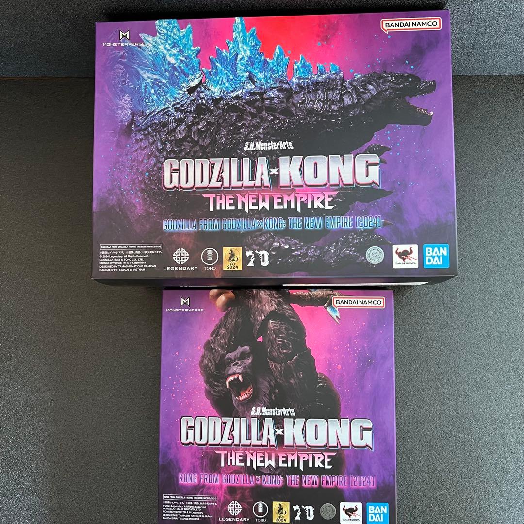S.H.モンスターアーツ ゴジラxコング 新たなる帝国 ゴジラ＆コング　セット