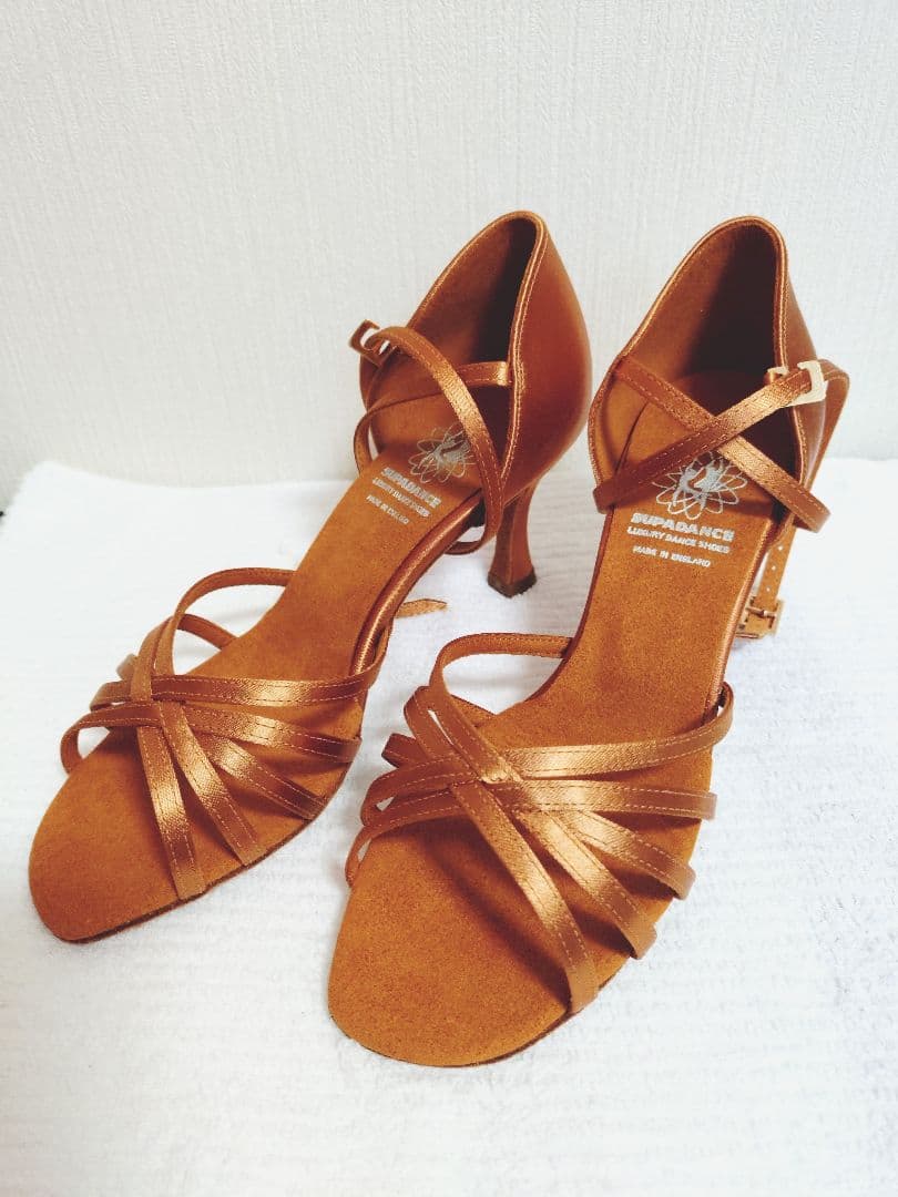 格安新品SUPA 1403ワイドサテンラテンシューズ