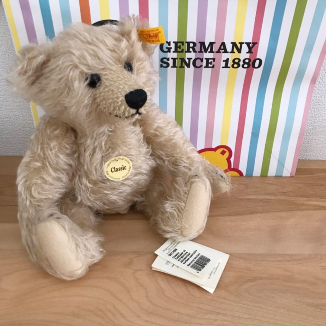 【新品】シュタイフ クラシック ティディベア モヘヤ 32cm
