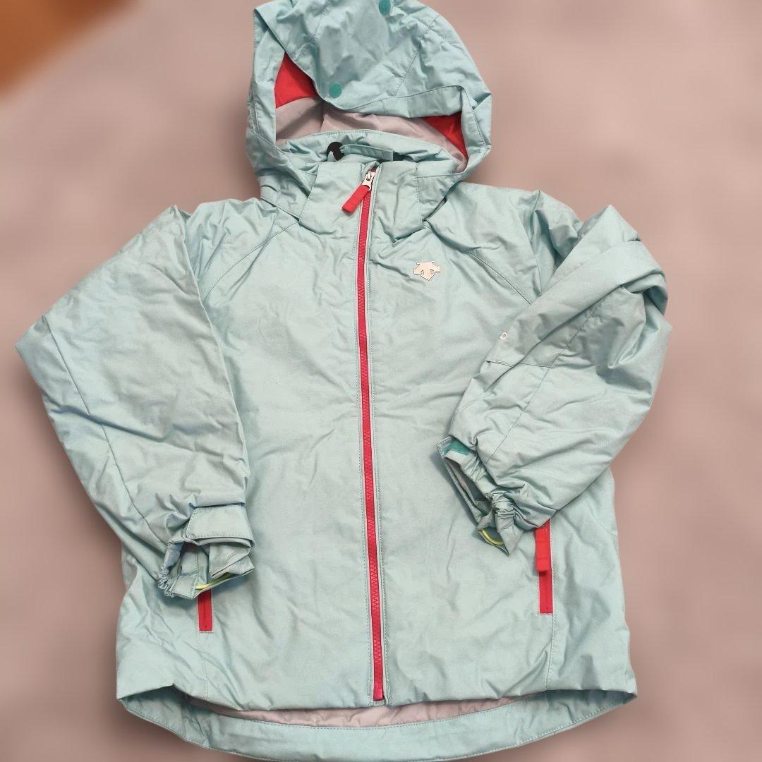 子ども用スキーウェア DESCENTE　上下セット　ワンシーズン　手袋付