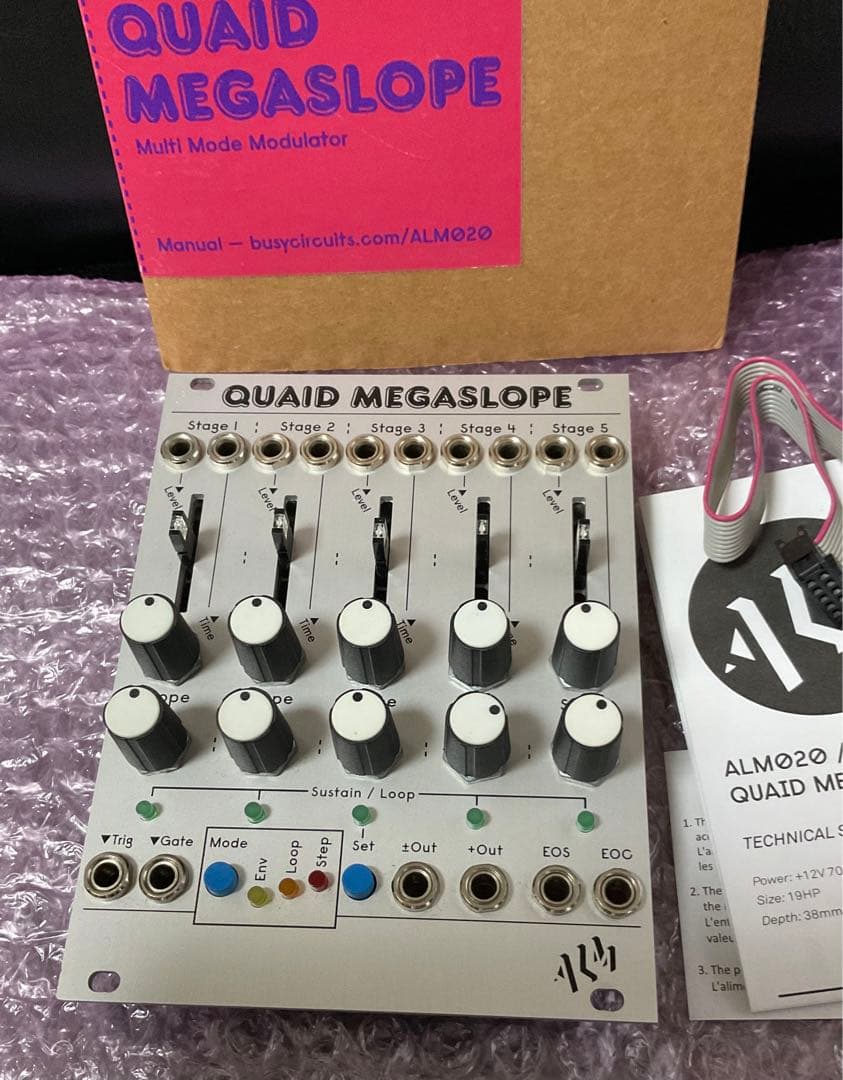 ALM busy QUAID MEGASLOPE モジュラーシンセ