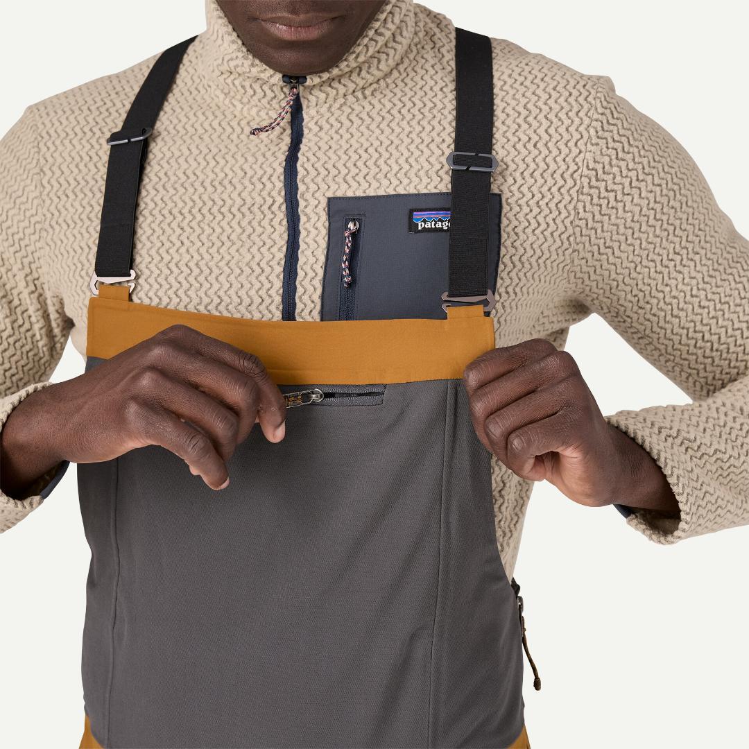 Patagonia メンズ スノードリフタービブ Mサイズ SMDB FA24