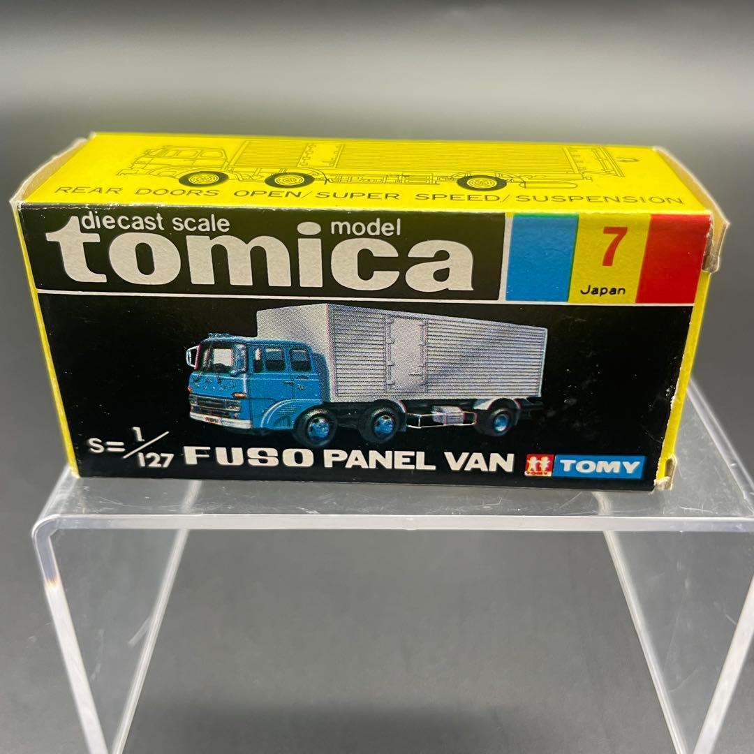 ◯希少 トミカ 日本製 黒箱 7-2 ふそうパネルバン 7