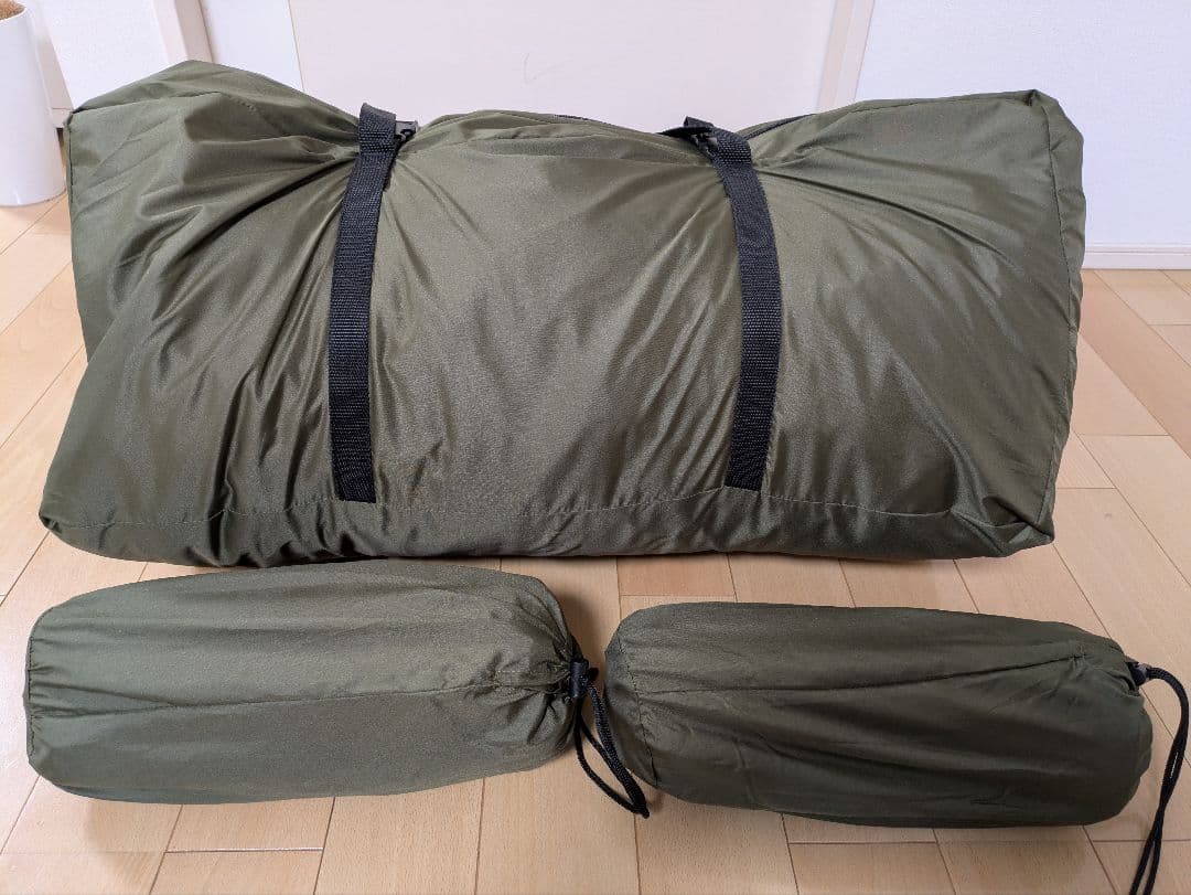 WAQ リラクシングキャンプマット オリーブ ピロー付