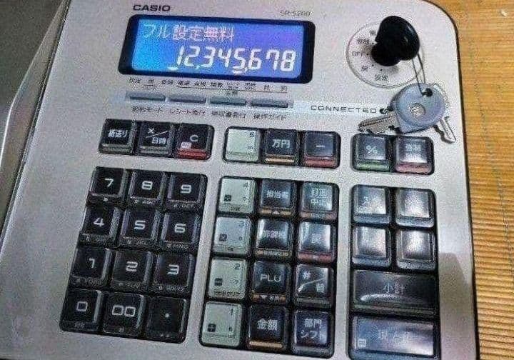 カシオレジスター　SR-S200　最新機種　スマホ設定売上管理　1199101