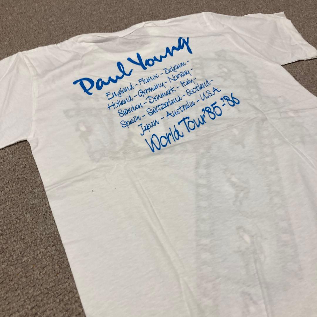 Paul Young ワールドツアー Tシャツ '85-'86 ビンテージ品