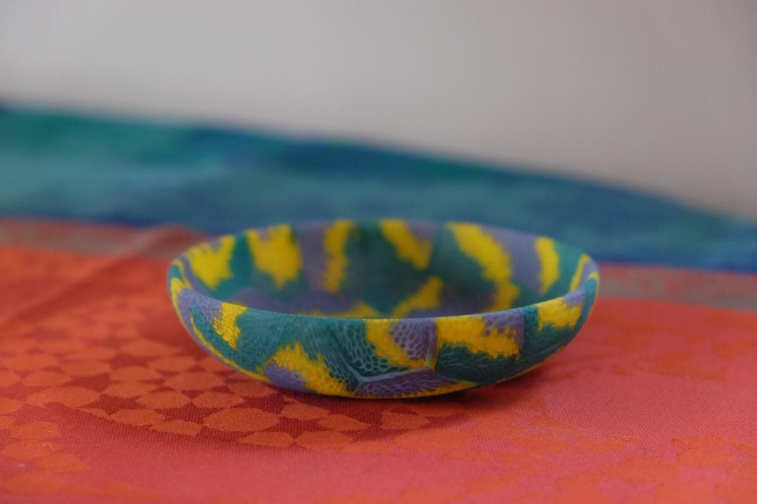 ベネチアンガラス ミルフィオリ プレート ムラノガラス ムリーニ 検/江波冨士子