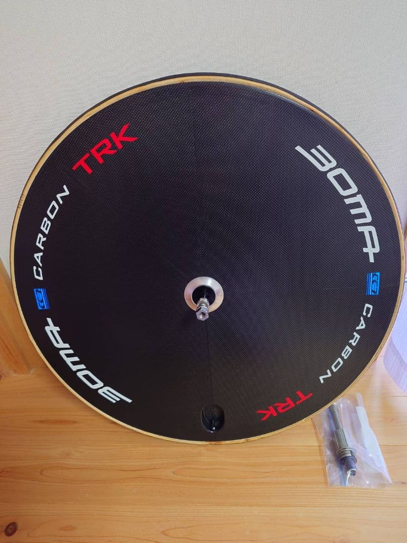 美品！自転車 ピスト ロード カーボンリアホイール