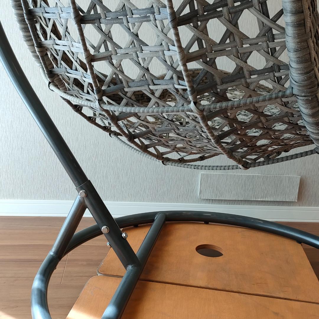 ＜引取り限定＞ハンギングチェア　ハンモック　スウィング　クッション付き