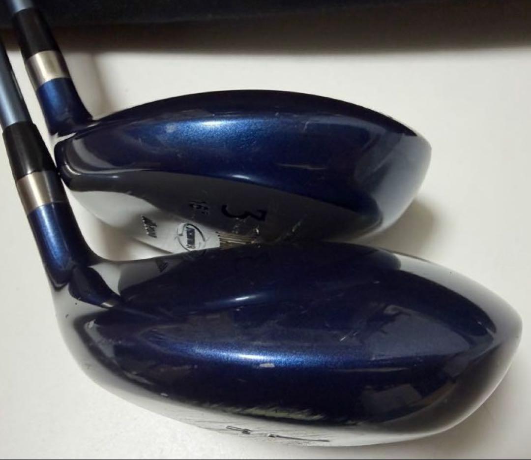 【希少名器】MIZUNO Notus 1w.3w2本セットブルー/F-SR右