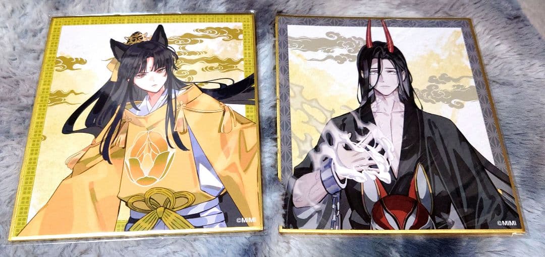 魔道祖師 ミニ色紙 百鬼夜行 魏無羨 藍忘機