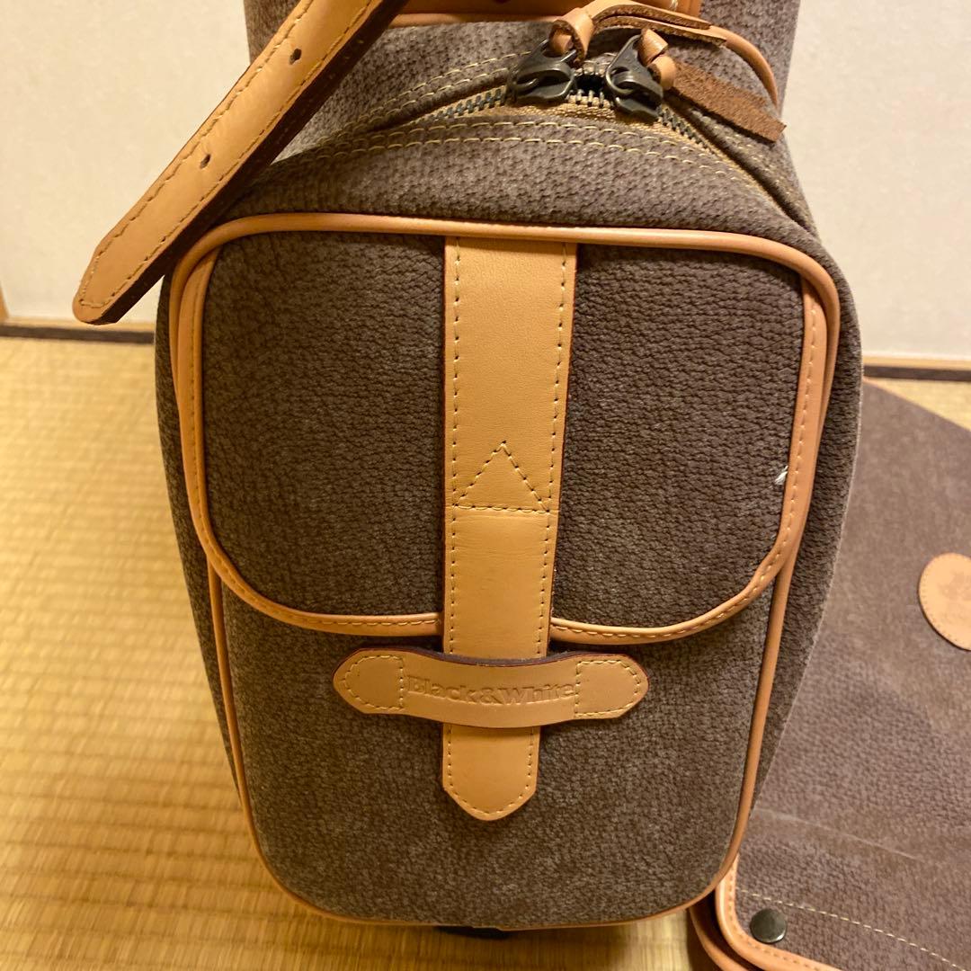 【希少】【美品】BLACK&WHITE キャディバッグ