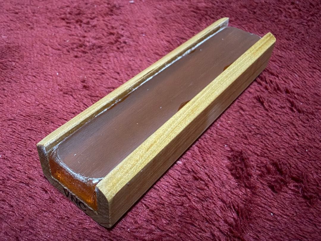 LEATHERWOOD bespoke クリスプ松脂　木製ケース皮ケース