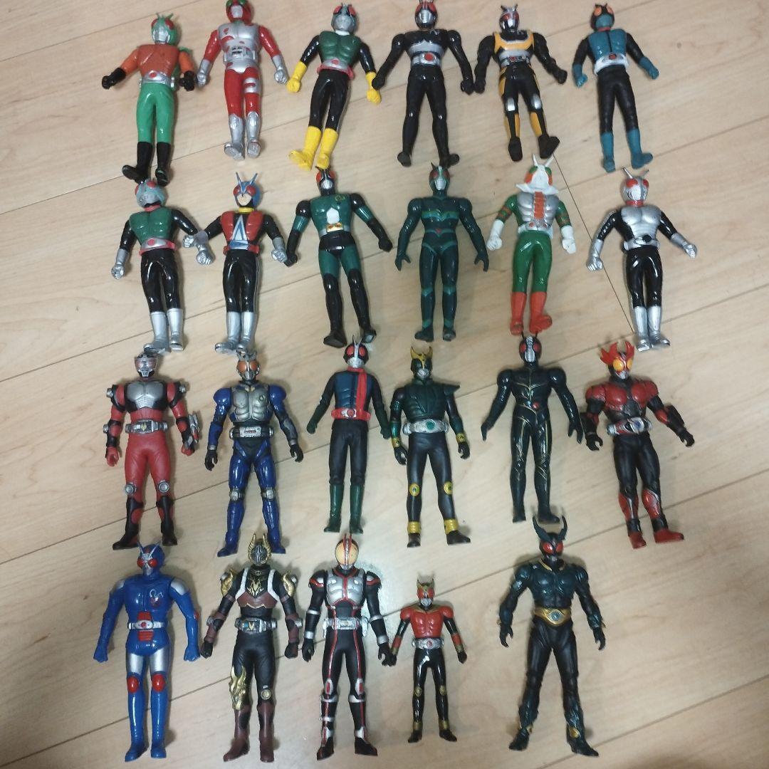 昭和仮面ライダー　平成ライダー　ソフビフィギュア　まとめ売り