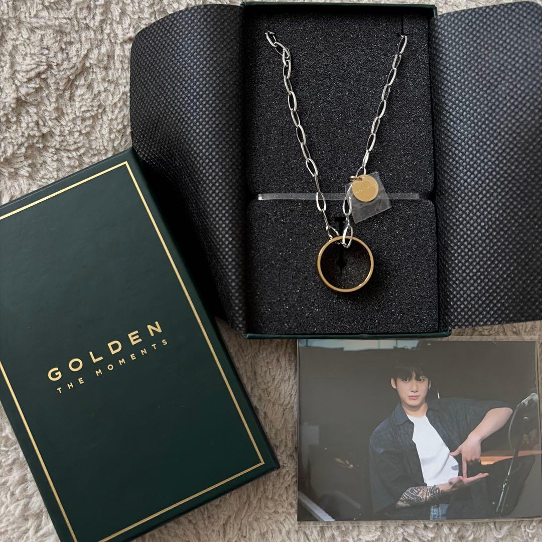ジョングク展示会 GOLDEN THE MOMENTSソウル限定ネックレス