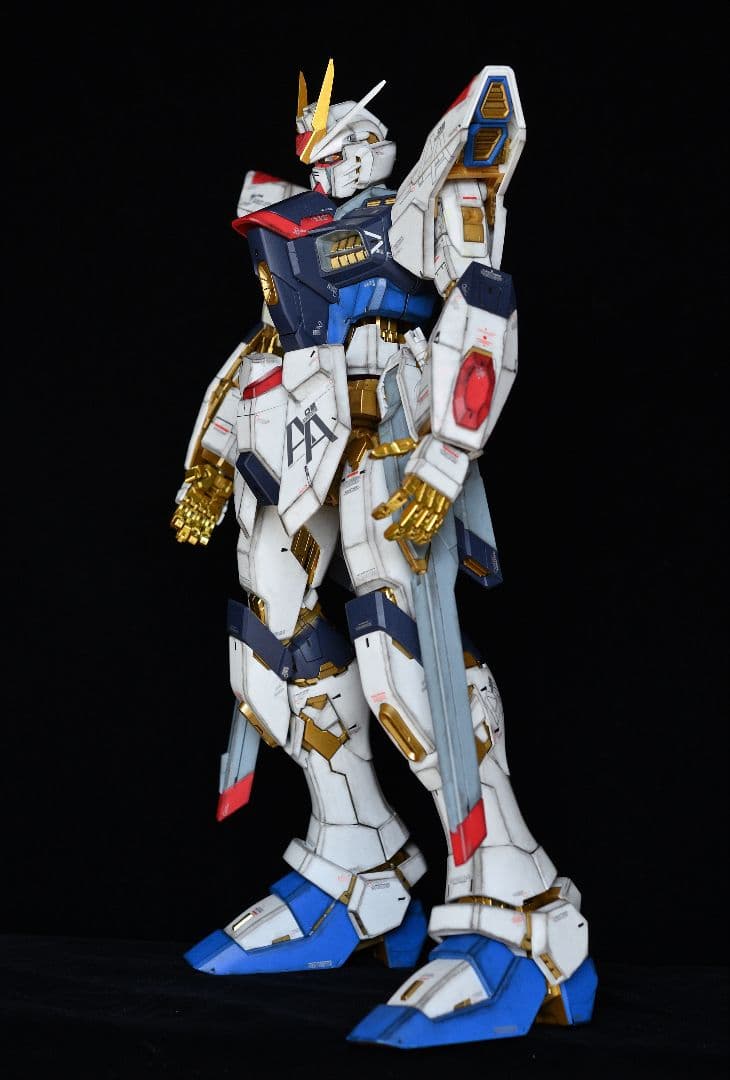 完成品PGストライクフリーダムガンダム/エアブラシ部分塗装・パステルシャドウ仕上